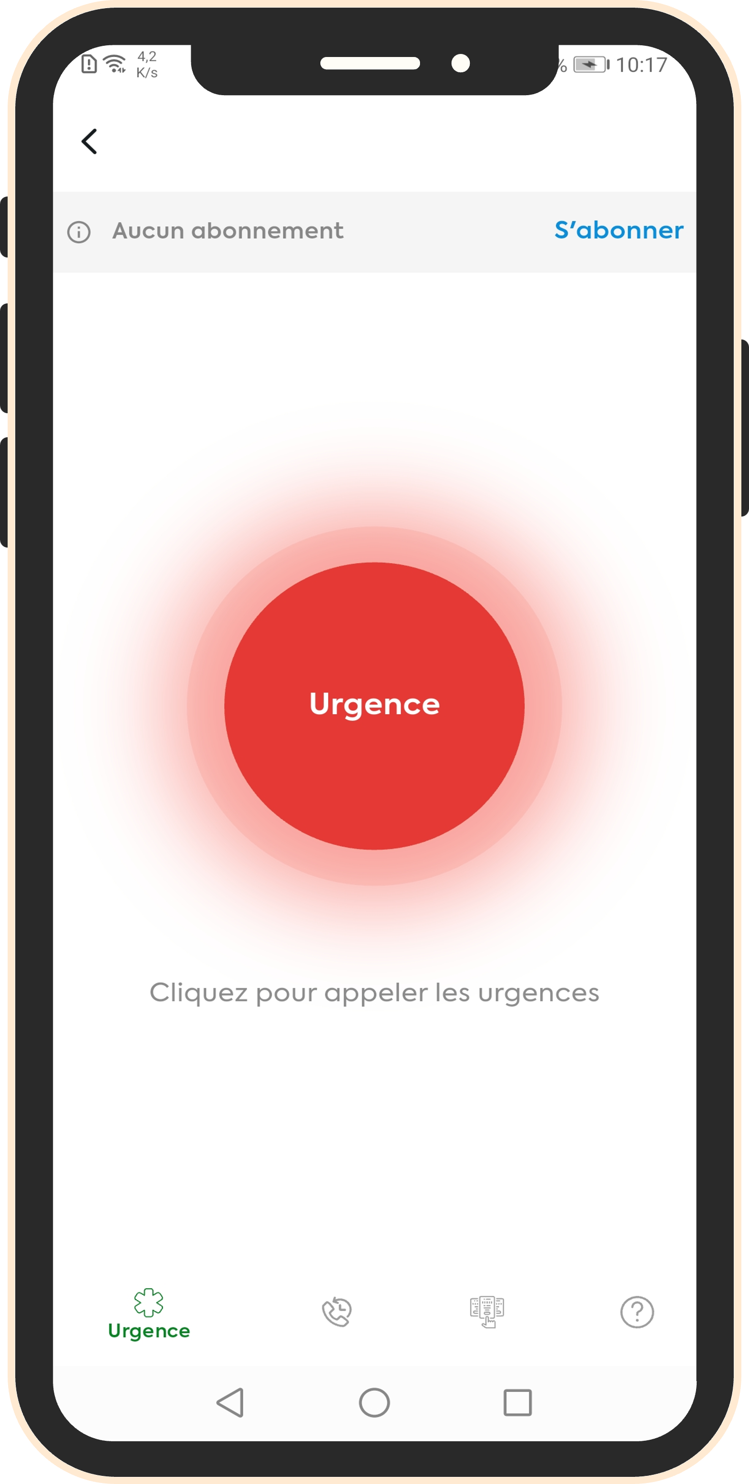 Image centrée